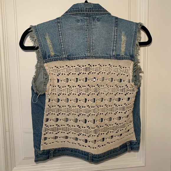 ~VINTAGE HAVANA JEAN JACKET VEST~ - Picture 2 of 4
